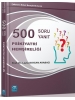 500 Soru 500 Yanıt Psikiyatri Hemşireliği