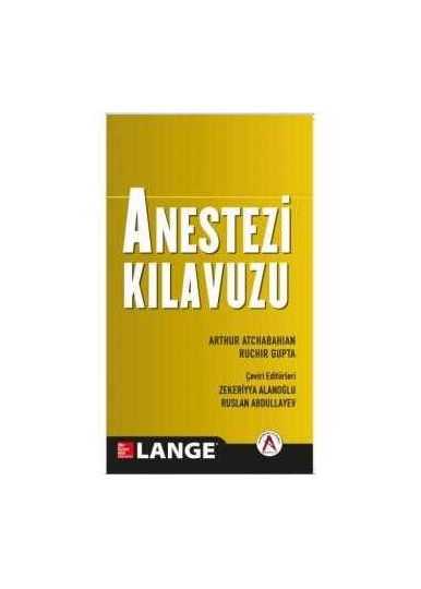 Anestezi Kılavuzu