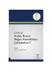 Güncel Kulak Burun Boğaz Hastalıkları Çalışmaları I ( AYBAK 2019 Mart )