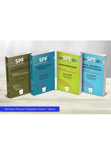SPK - SPF Sermaye Piyasası Faaliyetleri Düzey 1 Lisansı (4 Kitap)