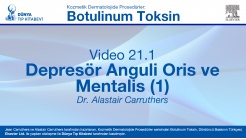 Video 21-1: Depresör Anguli Oris ve Mentalis (1)