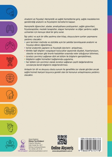 Anatomi ve Fizyoloji: Hemşirelik ve Sağlık Hizmetlerine Giriş