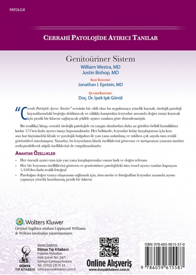 Cerrahi Patolojide Ayırıcı Tanılar: Genitoüriner Sistem