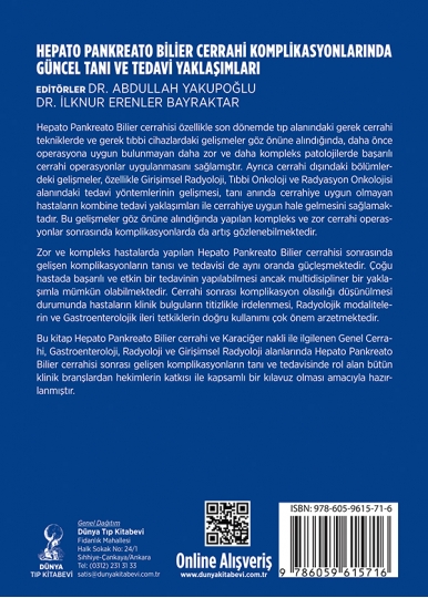 Hepato Pankreato Bilier Cerrahi Komplikasyonlarında Güncel Tanı ve Tedavi Yaklaşımları