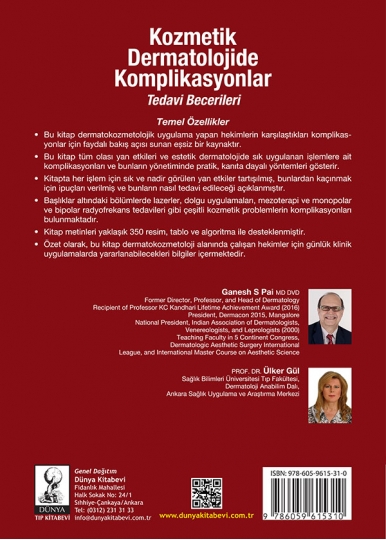 Kozmetik Dermatolojide Komplikasyonlar: Tedavi Becerileri