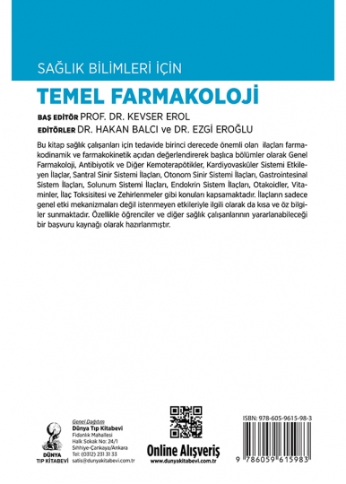 Sağlık Bilimleri için Temel Farmakoloji