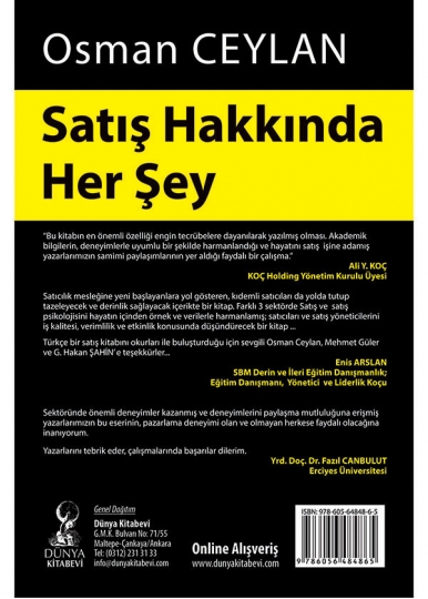 Satış Hakkında Her Şey