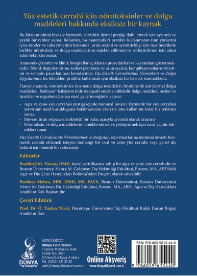 Yüz Estetik Cerrahisinde Nörotoksin ve Dolgu Uygulaması